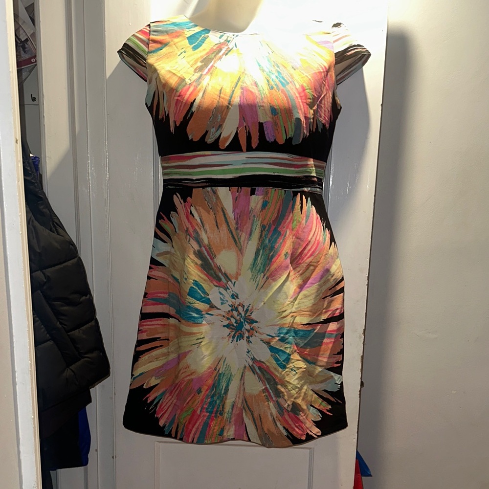 Colorful Floral Women's Mini Dress